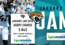Week Eight of the Lycamobile UK Jaguars Jam – Barry Church Week Eight of the Lycamobile UK Jaguars Jam – Barry Church